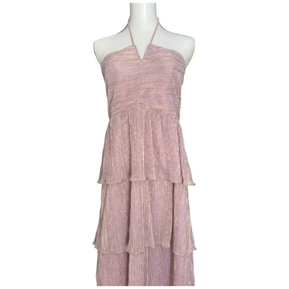 SAYLOR Rhonda Midi Dress in Blush Size L - Picture 3 of 11